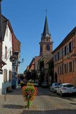 Bergheim, Blick zur Pfarrkirche, Sept.2011 