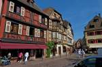 Kaysersberg, ein geschftiges Stdtchen mit viel alter Bausubstanz, Aug.2011