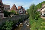 Kaysersberg, idyllischer Winkel an der Weiss, Aug.2011