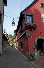 Kaysersberg, Blick in das Schmiedgassel, Aug.2011