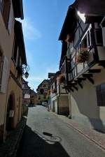 Rappoltsweiler, Blick in eine der vielen mittelalterlichen Gassen, Sept.2011