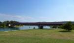 Niffer, die Straenbrcke der D468 ber den Rhein-Rhone-Kanal, Aug.2015