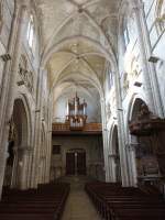 Joinville, Orgelempore der Notre Dame Kirche (26.10.2015)