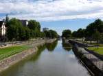 Mlhausen (Mulhouse), der Rhein-Rhone-Kanal durchquert die Stadt, Mai 2014