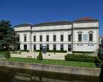 Mülhausen (Mulhouse), das klassizistische Gebäude beherbergt das Stoffdruckmuseum, hervorgegangen aus dem 1857 eröffneten Museum für Industriedesign, Mai 2014