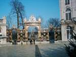 Amphitrite-Brunnen am Stanislasplatz im lothringischen Nancy.