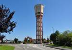 Riesen-Wasserturm in Seltz/Elsa am Kreisverkehr beim Ortsausgang nach Straburg - 03.09.2011