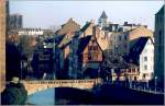 Blick auf den Canal (Zornmhl) mit der sdlichen Brcke der Ponts Couverts.