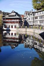 STRASBOURG (Dpartement du Bas-Rhin), 13.10.2017, Blick auf das Maison des Tanneurs, das heute ein Restaurant beherbergt