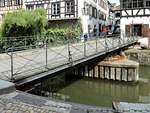 Straßburg, Drehbrücke “Pont du Faisan”.