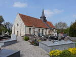Nielles-les-Ardres, Pfarrkirche Saint-Pierre, erbaut um 1160 (25.04.2025)