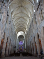 Laon, Mittelschiff der Kathedrale Notre Dame (09.07.2016)
