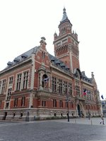 Dnkirchen, Hotel de Ville, erbaut von 1897 bis 1901 durch Louis Marie Cordonnier (13.05.2016)