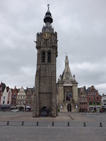 Bthune, Belfried und altes Rathaus am Grand Place (14.05.2016)