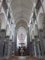 Lille, Mittelschiff der Kathedrale Notre Dame (30.06.2014)