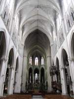 Lille, Langschiff und Chor der Kirche Sacre Coeur (30.06.2014)