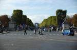 Der Anfang des Champs lyses vom Place de la Concorde im Oktober 08