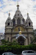 Zwei Architekten des russischen Zaren bauten in den Jahren 1859 - 1861 die orthodoxe Kirche zum Heiligen Alexander Nevski.
