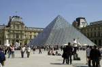 Der Louvre mit der glsernen Pyramide bildet den Ausgangspunkt der so genannten Axe historique.