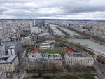 Paris, Aussicht auf das Viertel Bir Hakeim vom Eifelturm (30.03.2018)