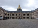 Paris, Hotel des Invalides, Cour de Honneur mit Invalidendom (30.03.2018)