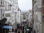 Paris, Ausblick in die Rue Lepic im Viertel Montmartre (01.04.2018)