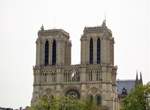 Kathedrale Notre-Dame de Paris, Westansicht mit beiden Türmen - 05.05.2008