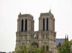 Kathedrale Notre-Dame de Paris, Westansicht mit beiden Trmen - 05.05.2008