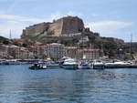 San Bonifacio, Zitadelle vom Hafen aus gesehen (20.06.2019)