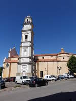Calenzana, Stiftskirche Saint-Blaise, erbaut von 1691 bis 1701 durch den Mailnder Architekten Domenico Baina (19.06.2019)