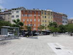 Bastia, bunte Huser am Place Dominique Vincelli (21.06.2019)