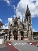 Caudebec-en-Caux, Notre Dame Kirche, erbaut ab 1426 (14.07.2016)