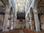 Caudebec-en-Caux, Orgelempore in der Notre-Dame Kirche (14.07.2016)