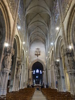 Vernon, Mittelschiff der Notre Dame Kirche, Hochaltar 18.
