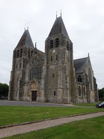 Ecouis, Kollegiatskirche Notre-Dame, erbaut bis 1313 (16.07.2016)