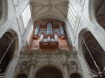 Gisors, Orgelempore in der Saint-Gervais-et-Saint-Protais Kirche (16.07.2016)