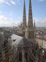 Bordeaux, Ausblick vom Kirchturm der Kathedrale St.
