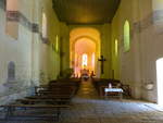 Dampierre-sur-Boutonne, Innenraum der Kirche Saint-Pierre (15.07.2017)