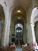 Beaulieu-sur-Dordogne, romanischer Innenraum der Saint-Pierre Kirche (21.07.2018)