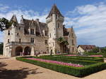 Chateau Les Milandes, erbaut 1489 von Franois de Caumont, Graf von Castelnaud (22.07.2018)