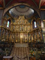 Saint-Jean-de-Luz, Hochaltar von 1670 in der Pfarrkirche Saint-Jean-Baptiste (26.07.2018)