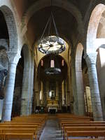 Saint-Leonard-de-Noblat, romanischer Innenraum der Kirche St.