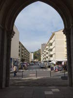 Ales, Ausblick auf die Rue du Commandant Audibert (25.09.2017)