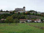 Saint-Betrand, romanisch-gotische Kathedrale Saint-Bertrand-de-Comminges, erbaut um 1100 (01.10.2017)