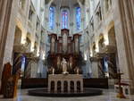 Lourdes, Orgel im Chor der Pfarrkirche Sacre-Coeur (01.10.2017)