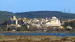 Frankreich, Languedoc, Hrault, Blick auf Balaruc le Vieux.