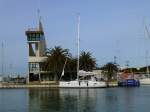 Frankreich, Languedoc, Hrault, Port Camargue, Hafeneinfahrt.