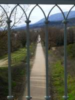 Frankreich, Languedoc, Hrault, Radweg  Passa Pas  von Mazamet (Tarn) nach Bdarieux (Haut-Languedoc) auf der frheren Eisenbahnstrecke Mazamet-Bdarieux.