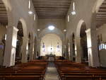Beziers, romanischer Innenraum in der Kirche de la Madeleine (29.09.2017)
