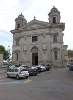 Nerac, Kirche Saint-Nicolas, erbaut ab 1780 durch Victor Louis (28.07.2018)